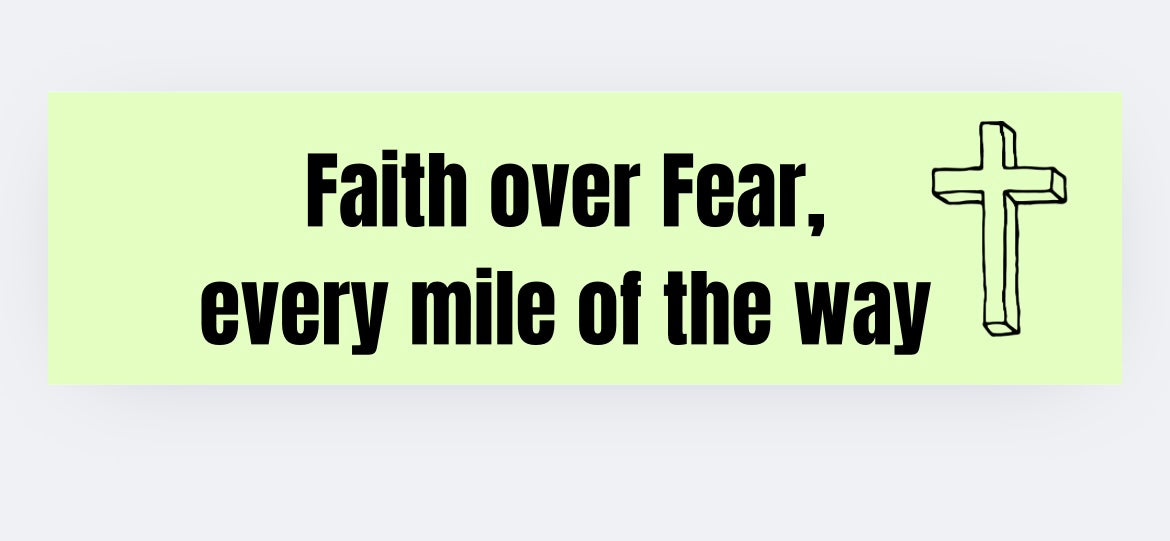 🚗 Faith-Based Bumper Stickers – Bold, Colourful &amp; Inspiring