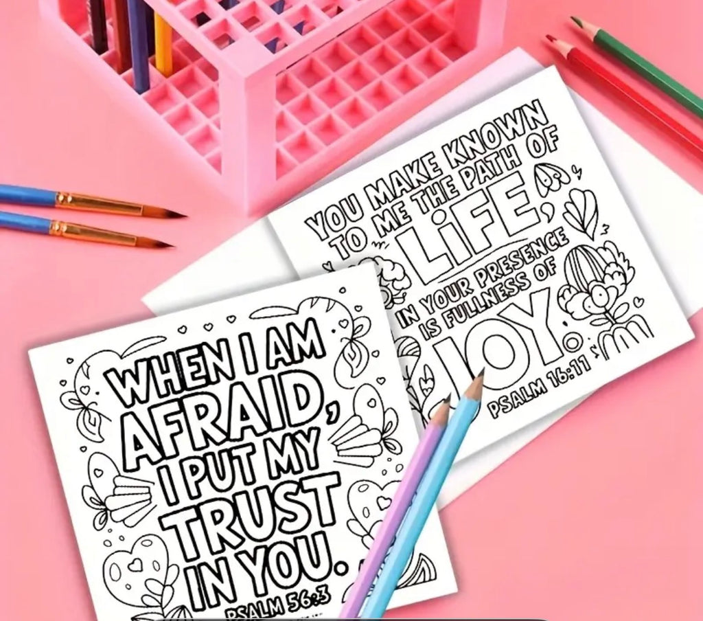 🖍️ Bible Verse Colouring Book – For Adults & Kids