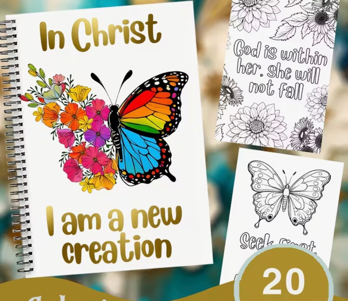 🖍️ Bible Verse Colouring Book – For Adults & Kids