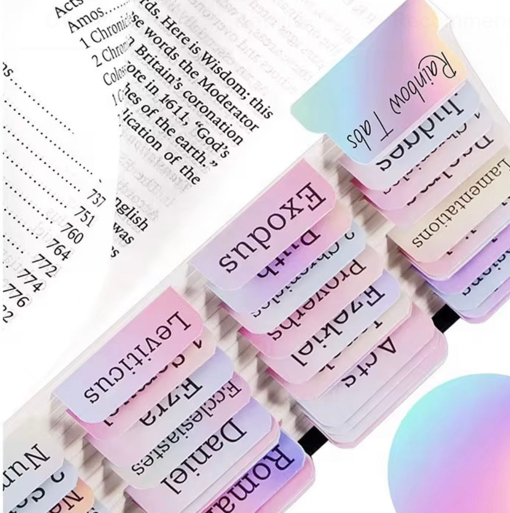 Bright & Easy-to-Read Bible Tabs