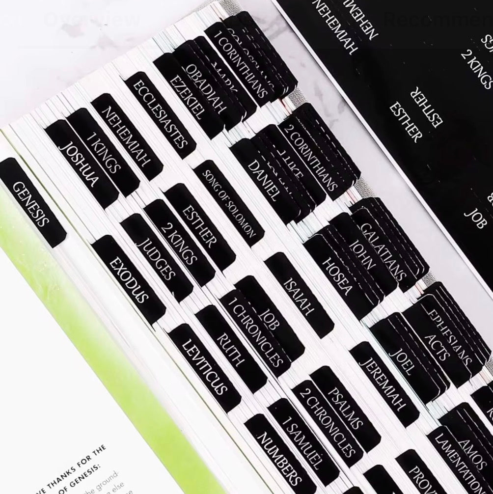 Bright & Easy-to-Read Bible Tabs