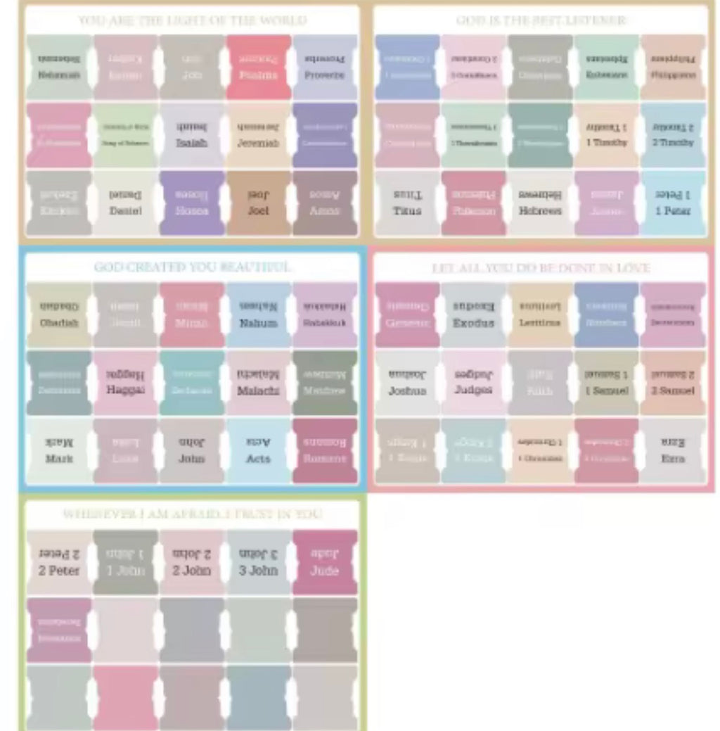 Bright & Easy-to-Read Bible Tabs