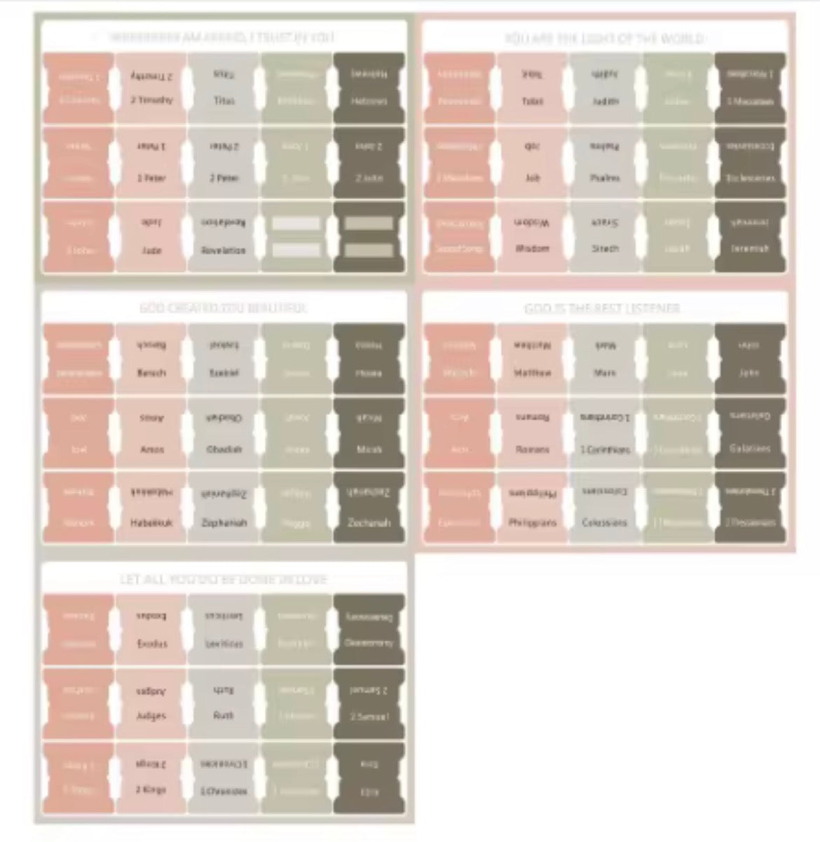 Bright & Easy-to-Read Bible Tabs