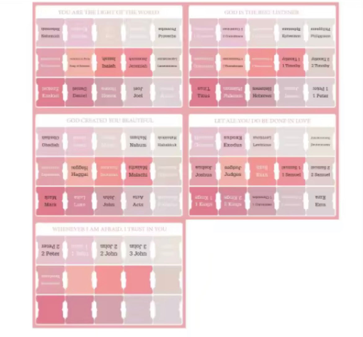 Bright & Easy-to-Read Bible Tabs