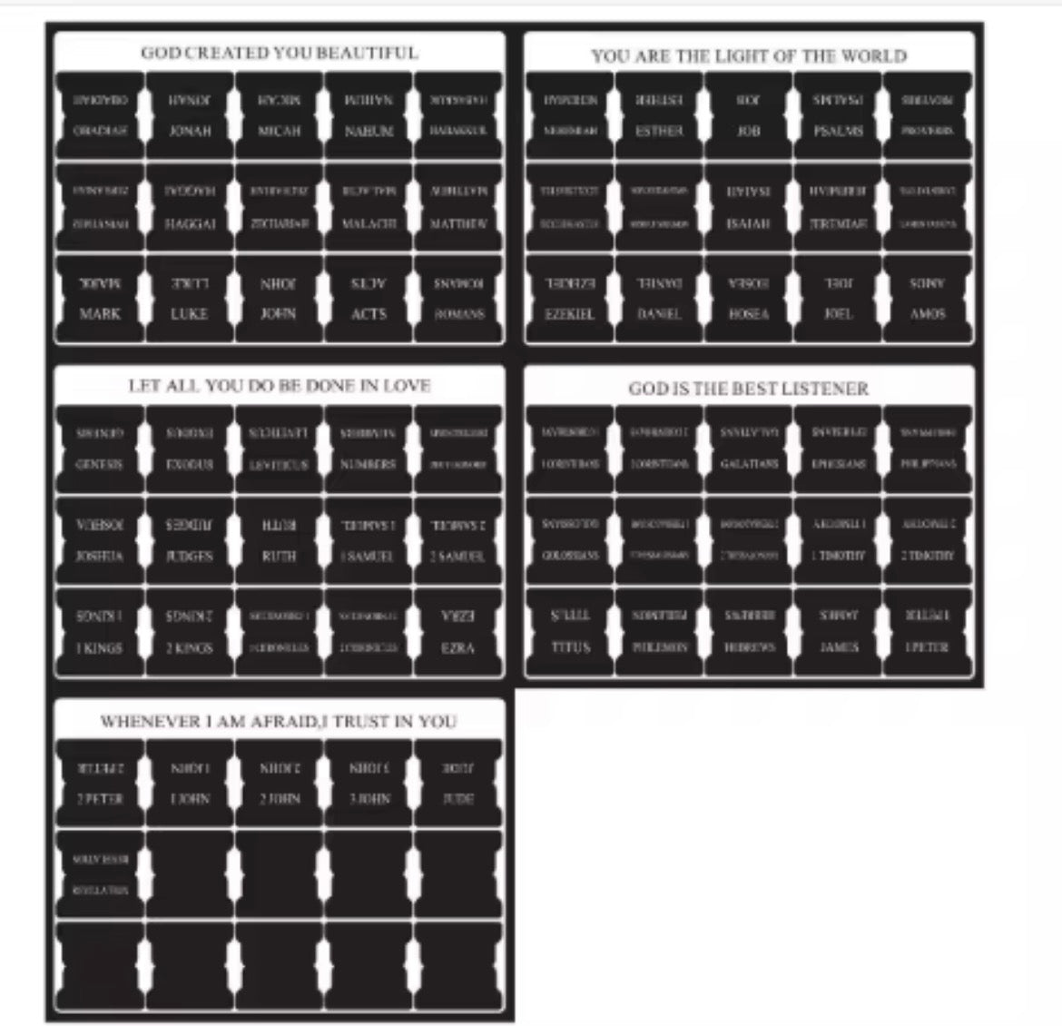 Bright & Easy-to-Read Bible Tabs