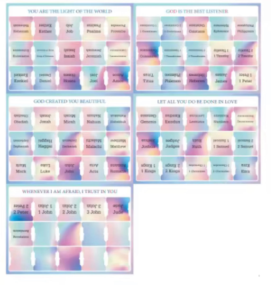 Bright & Easy-to-Read Bible Tabs