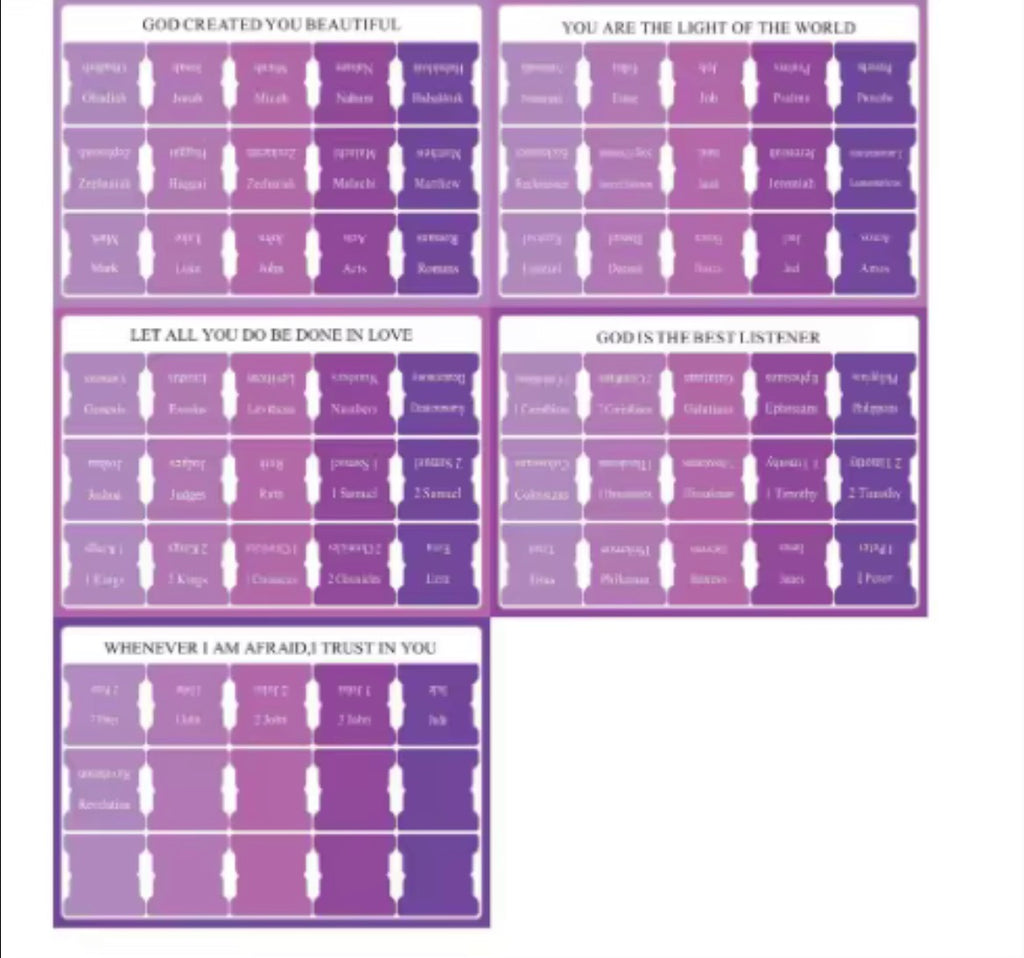 Bright & Easy-to-Read Bible Tabs