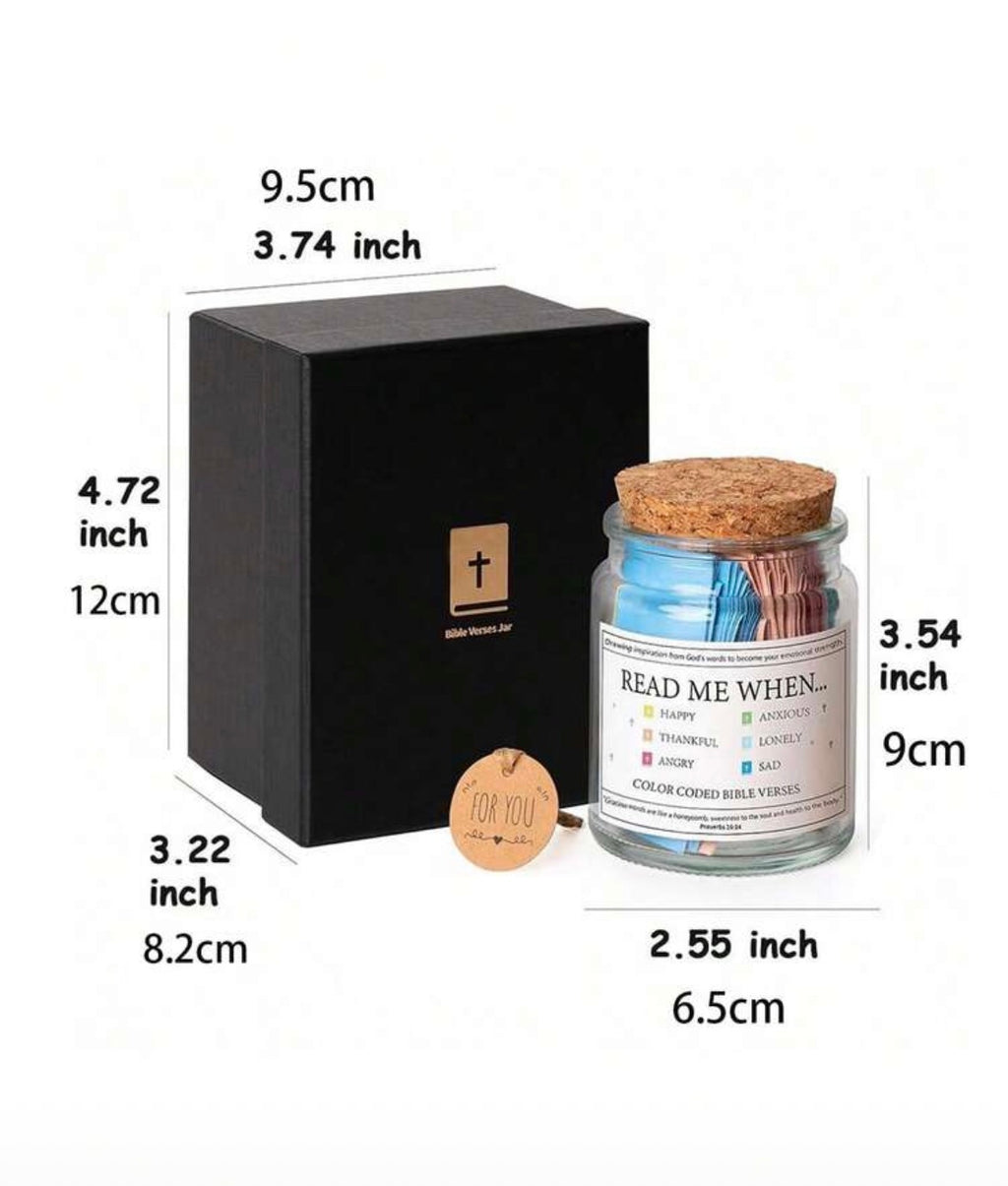 ✨ Bible Scriptures in a Jar – Encouragement for Every Season