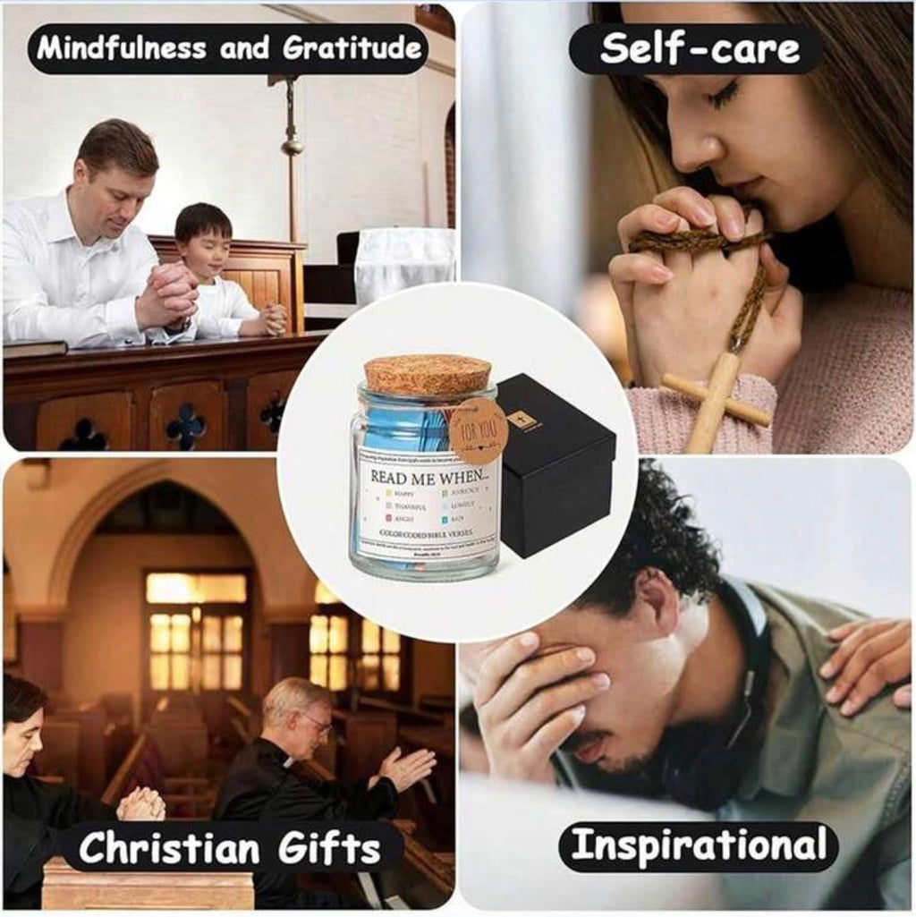 ✨ Bible Scriptures in a Jar – Encouragement for Every Season